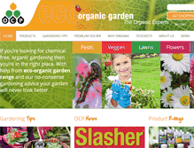 Tablet Screenshot of ecoorganicgarden.com.au